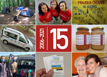 15 let pomáháme potřebným