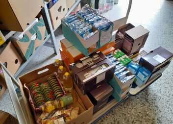 Sbírka potravin 12. listopadu