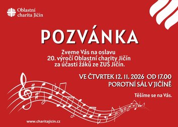 Oblastní charita Jičín slaví 20 let